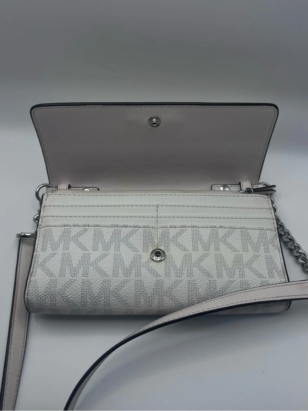 Michael Kors Pebble Leather Convertible Shoulder Bag - Light Beige